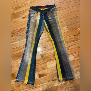 Vintage Low rise Miss Sixty striped jeans 2000’s